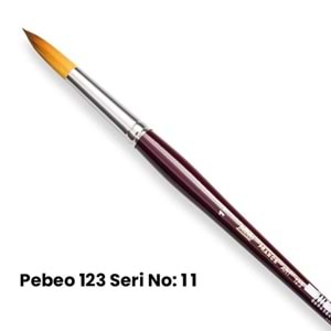 Pebeo Seri 123 Sentetik Suluboya Fırçası-No: 11