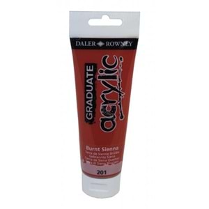 Daler Rowney Graduate Akrilik Boya 120 ml Burnt Sienna 201