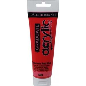 Daler Rowney Graduate Akrilik Boya 120 ml Cadmium Red Hue 500