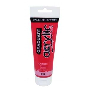 Daler Rowney Graduate Akrilik Boya 120 ml Crimson 542