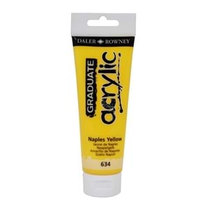 Daler Rowney Graduate Akrilik Boya 120 ml Naples Yellow 634