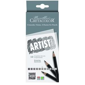 Cretacolor Artist Studio Graphite Dereceli Kalem Seti 12'li (141 12)