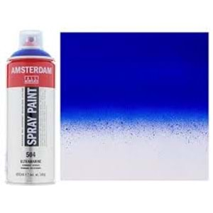 Talens Amsterdam Akrilik Sprey Boya 400ml Ultramarine 504