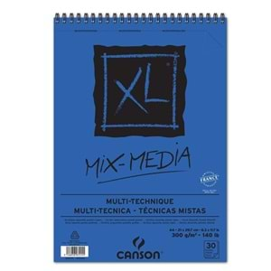 Canson XL Mix Media Çok Amaçlı Sanatsal Blok A4 300 g 30 Yaprak