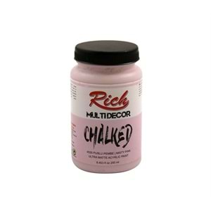 Rich Multi Decor Chalked Boya 250 Ml Puslu Pembe 4520