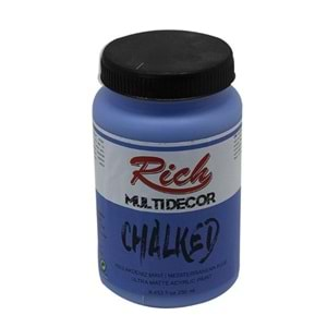 Rich Multi Decor Chalked Boya 250 Ml Akdeniz Mavi 4552