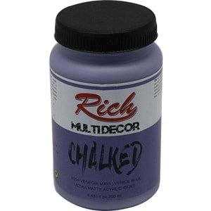 Rich Multi Decor Chalked Boya 250 Ml Venedik Mavi