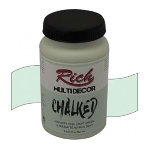 Rich Multi Decor Chalked Boya 250 Ml Soft Yeşil 4562