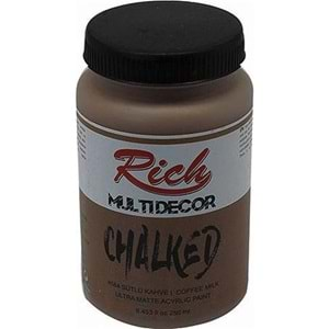 Rich Multi Decor Chalked Boya 250 Ml Sütlü Kahve