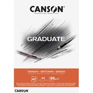 Canson Graduate Eskiz Blok 96 g A5 40 Yaprak