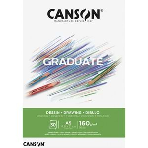 Canson Graduate Çizim Sketch Defter A5 160 g 30 Yaprak