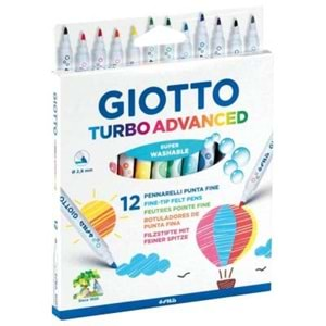 Giotto Turbo Advanced Keçeli Kalem 12 Renk