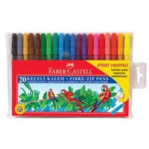 Faber Castell Keçeli Kalem 20 Renk