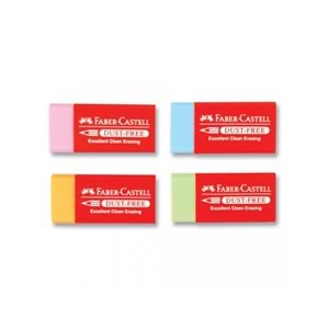 Faber-Castell Dust-Free Renkli Silgi