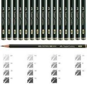 Faber Castell 9000 Dereceli Kurşun Kalem HB