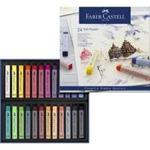 Faber Castell Creative Studio Toz (Soft) Pastel Boya 24 Renk