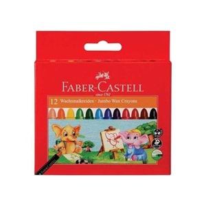 Faber-Castell Süper Yıkanabilir Mum Boya 12 Renk