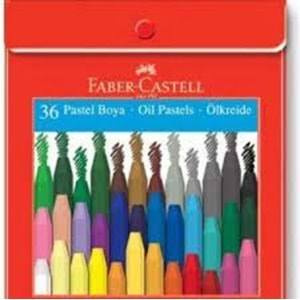 Faber-Castell Plastik Çantalı Tutuculu Pastel Boya, 36 Renk