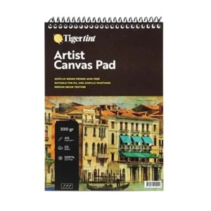 Tigertint Artist Canvas Pad Tuval Defter A5 10 Yaprak