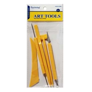 Art Tuval Plastik Seramik Hamuru Şekillendirme Seti 5'li TS-5A