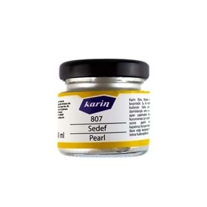 Karin Ebru Boyası 807 Kadmiyum Sedef 40 Ml