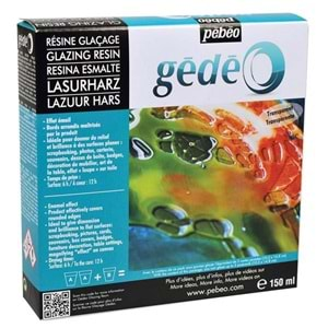 Pebeo Gedeo Glazing Resin Sırlama Reçinesi 150 ml. Kit