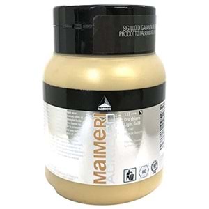 Maimeri Acrilico Akrilik Boya 500ml No: 137 Light Gold