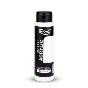 Rich Master Akrilik Boya 500 ml Beyaz 100