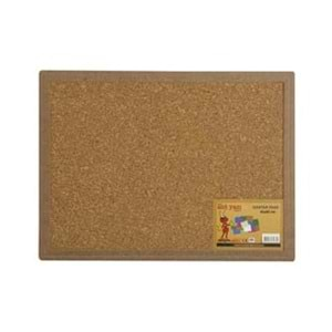 Ant 45X60 Mantar Pano Naturel Mdf Çerçeve