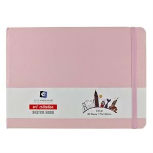 Alex Schoeller Art Collection Sketch Book Eskiz Defteri Pembe 140 g 21x14,8 cm 80 Yaprak9550