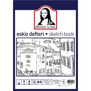 Südor Mona Lisa Eskiz Defteri (Sketch Book) A4 120 gr. 50 yp.