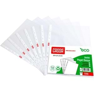 Cassa Poşet Dosya Eco 30 Mikron 100 Lü Paket