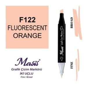 Masis Twin Markör Floresan Turuncu ÇM-122-Marker Kalem