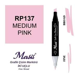 Masis Twin Markör Pembe ÇM-137-Marker Kalem