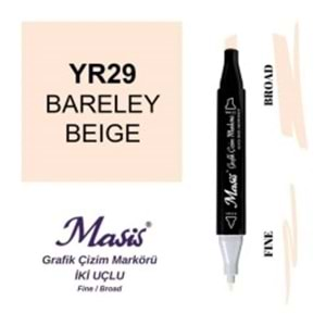 Masis Twin Markör Açık Bej ÇM-29-Marker Kalem