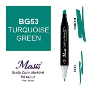 Masis Twin Markör Viridian Yeşil ÇM-54-Marker Kalem