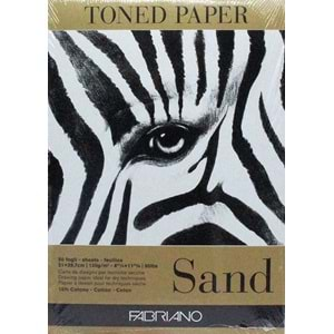 Fabriano Toned Paper Sand Kum Rengi Eskiz Blok A4 120 g 50 Yaprak