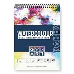 Gvn Art A5-300G AQUARELLE-WATERCOLOR SULUBOYA DEFTERİ 10 YP