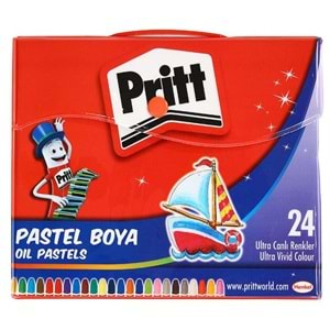 Pritt Pastel Boya 24 Renk Çantalı