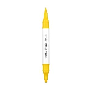 Rich Art-X Acrylic Duo Marker Çift Uçlu Su Bazlı Boyama Kalemi No:20 Sarı