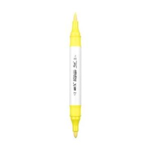 Rich Art-X Acrylic Duo Marker Çift Uçlu Su Bazlı Boyama Kalemi No:63 Neon Sarı
