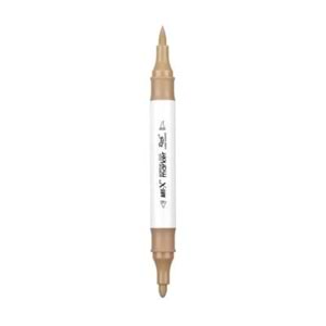 Rich Art-X Acrylic Duo Marker Çift Uçlu Su Bazlı Boyama Kalemi No:201 Bej