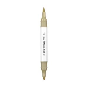 Rich Art-X Acrylic Duo Marker Çift Uçlu Su Bazlı Boyama Kalemi No:203 Taş Rengi
