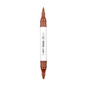 Rich Art-X Acrylic Duo Marker Çift Uçlu Su Bazlı Boyama Kalemi No:204 Çikolata