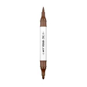 Rich Art-X Acrylic Duo Marker Çift Uçlu Su Bazlı Boyama Kalemi No:206 Sütlü Kahve