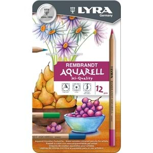 Lyra Rembrandt Aquarell 12 Renk