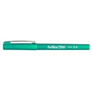 Artline 200 Fineliner 0.4mm İnce Uçlu Yazı ve Çizim Kalemi Koyu Yeşil