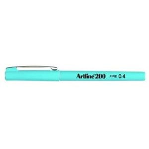 Artline 200 Fineliner 0.4mm İnce Uçlu Yazı ve Çizim Kalemi Açık Mavi