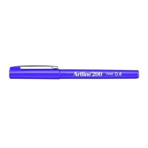 Artline 200 Fineliner 0.4mm İnce Uçlu Yazı ve Çizim Kalemi Mor