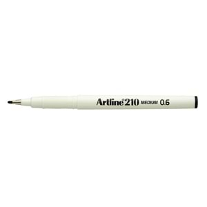 Artline 210N Keçe Uçlu Yazı Kalemi 0,6mm Koyu Kahverengi